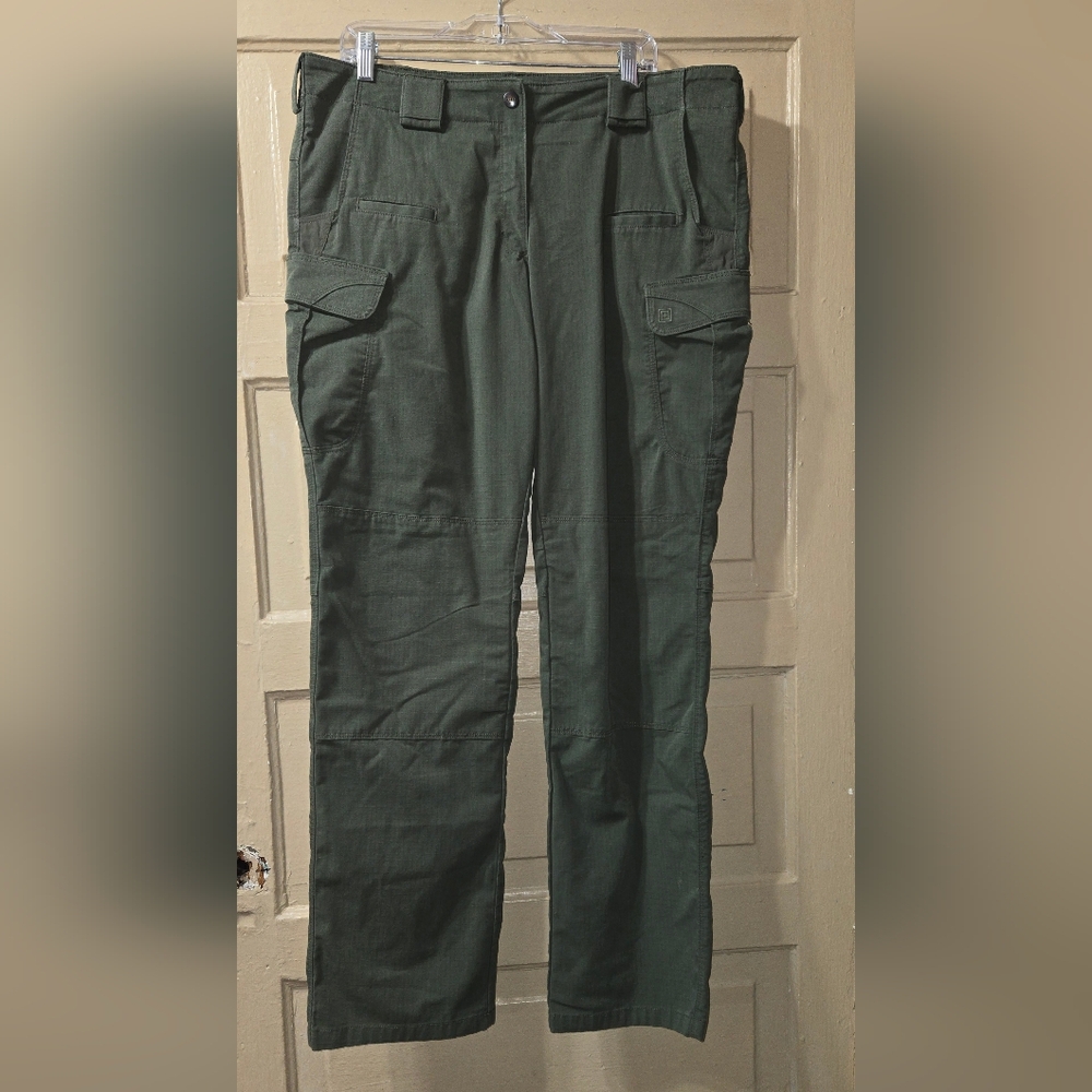 5.11 Tactical Stryke Women's TDU Green Cargo Work Pants Size: 18 Long